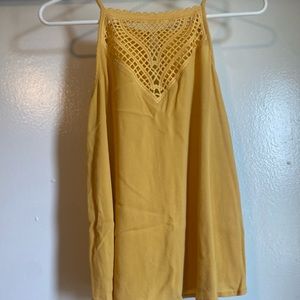 Yellow Flow-y Tank Top